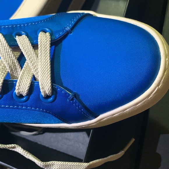 Men Brand New Coach CLIP Nylon LowTop Bright Blue Sneakers Size 8 - Picture 6 of 7